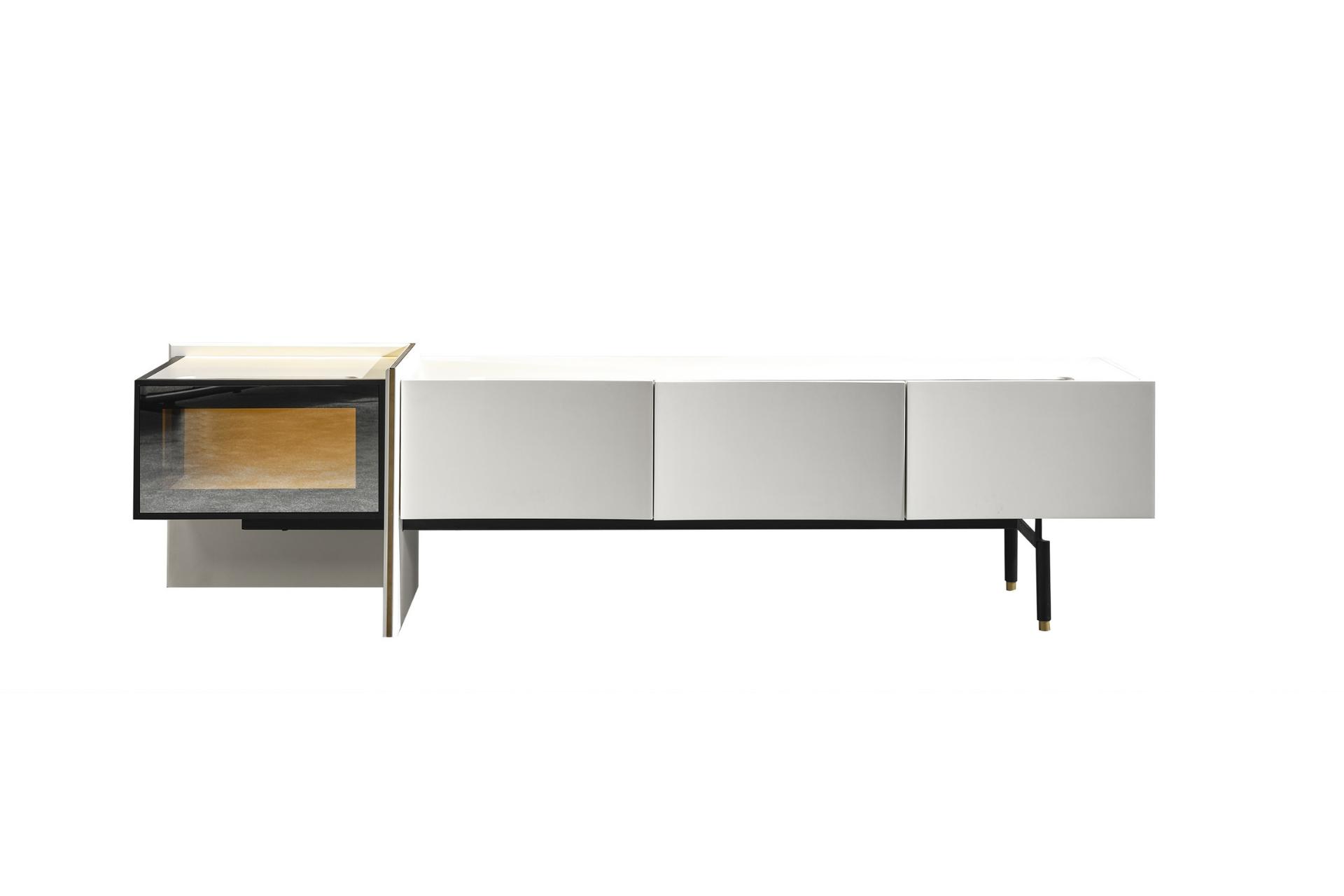 Wohnzimmer tv StÃ¤nder MÃ¶bel rtv Fernseher Sideboard Stil WeiÃ Luxus Holz