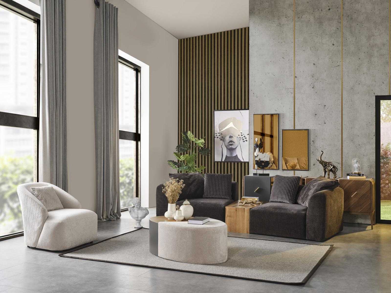 Set Sofagarnitur 41 Sitz Couchtisch Komplett Wohnlandschaft 3tlg MÃ¶bel