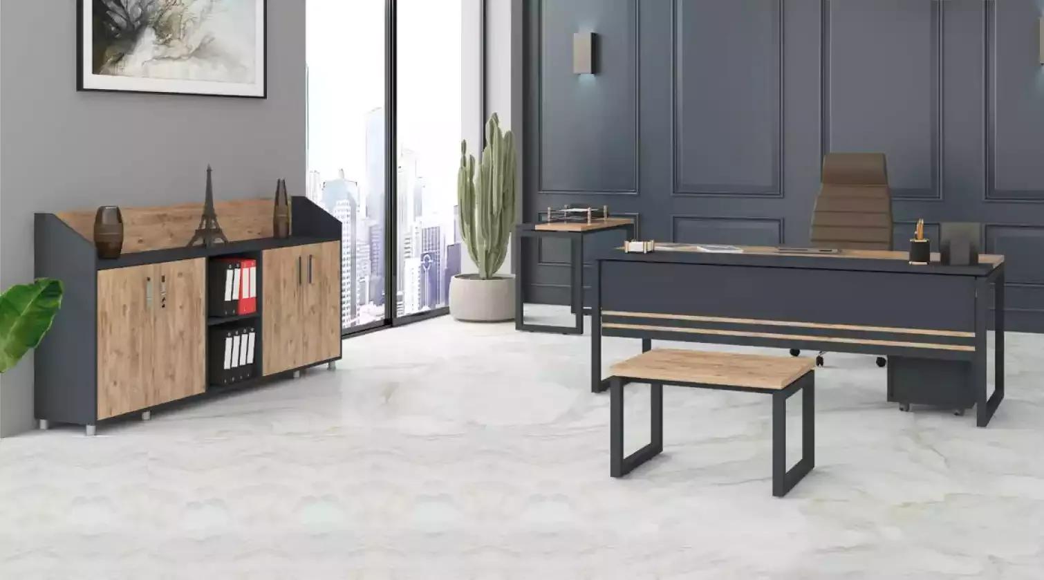 GroÃes BÃ¼romÃ¶bel Komplettes Set ArbeitszimmermÃ¶bel Schrank Schreibtisch