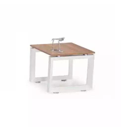 Moderner WeiÃ-Brauner Couchtisch HolzmÃ¶bel Exklusives Design BÃ¼ro MÃ¶bel