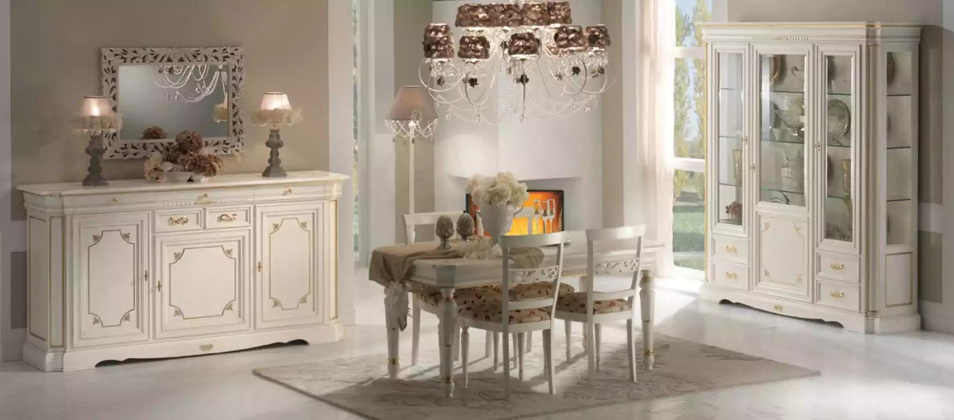 Essgarnitur Essgruppen Set Tisch 7tlg. Set Sideboard Gruppe 4x StÃ¼hle