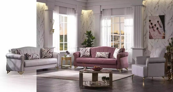 Sofagarnitur 3+3+1 luxus sofagarnitur wohnzimmer sitz polster mÃ¶bel couch