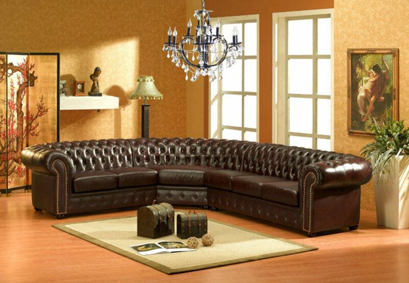 Ecksofa Sofa Couch Polster Ecke Garnitur Sofas Couchen Ledersofa