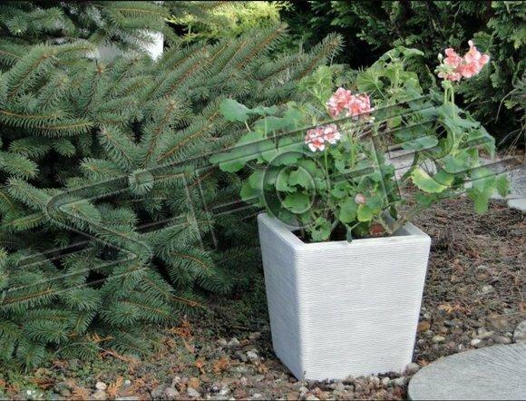 Blumenkorb Figuren Blumen Vase GefÃ¤ss Garten Statue Terrasse Dekoration