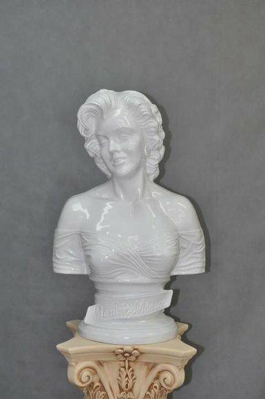 Design BÃ¼ste Marylin Monroe Figur Statue Skulptur Figuren Dekoration