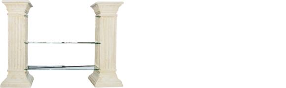 Design Vitrine Regal Glas SÃ¤ule Schrank Vitrinen Dekorative Regale Schrank
