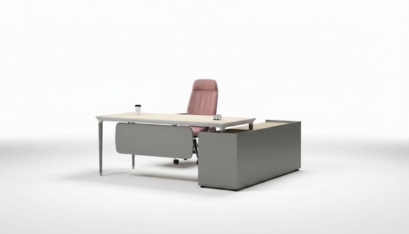 Arbeitstisch Ecke Tisch BÃ¼rotisch Schreibtisch BÃ¼romÃ¶bel Holz Grau