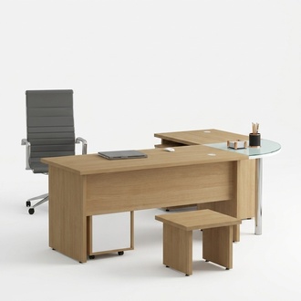Arbeitszimmer Eckschreibtisch Moderne Design BÃ¼romÃ¶bel Tisch Office