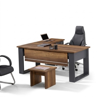 Arbeitszimmer Set Schreibtisch ArbeitsflÃ¤che Kommode Couchtisch Holz