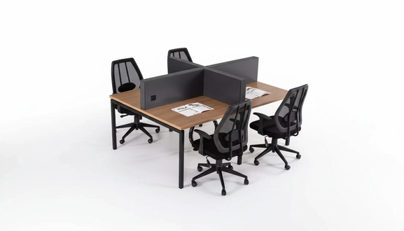 ArbeitszimmermÃ¶bel Schreibtischgarnitur Office MÃ¶bel BÃ¼rotisch Tisch Holz