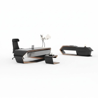 ArbeitszimmermÃ¶bel Set Schreibtisch Couchtisch Sideboard Luxus MÃ¶bel