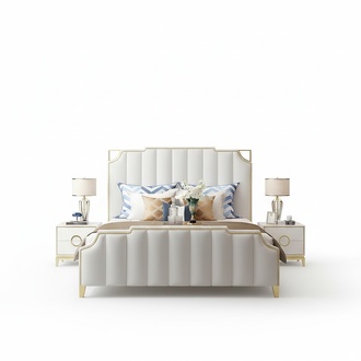 Italienisches schlafzimmer set komplett garnitur nachttische bett