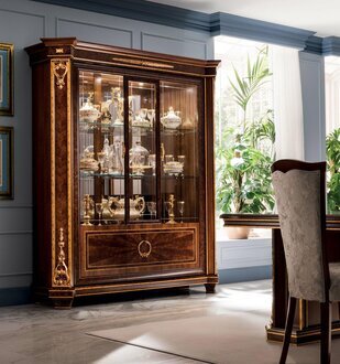 BÃ¼cherschrank Vitrine Schrank Kommode Sideboard Barock Rokoko