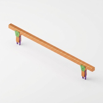 BalancierbrÃ¼cke Schwebebalken Spielbalken AbenteuerbrÃ¼cke Wackelsteg Spielplatz