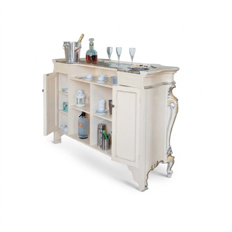 Bartresen WeiÃer Bartresen Klassischer Stil Bartresen Holztresen Bar