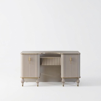Beiger Kosmetiktisch Designer Schminktisch Schlafzimmer Exklusive MÃ¶bel