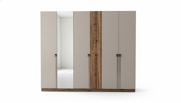 Beiger Schlafzimmer Kleiderschrank Designer SchrÃ¤nke Luxus HolzschrÃ¤nke