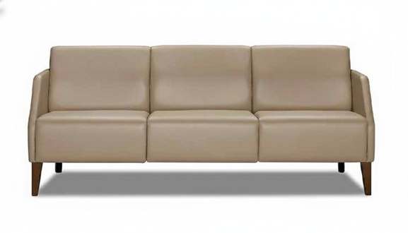 Beiger Wohnzimmer Zweisitzer PolstermÃ¶bel Moderne Textilcouch 2-Sitzer