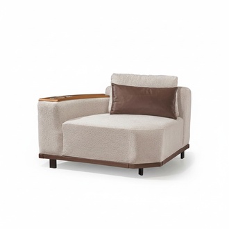 Beiges Modulsofa Designer Ecksofas Wohnzimmer LuxuriÃ¶se Polster Couchen