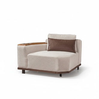 Beiges Modulsofa Designer Ecksofas L-Form Couchen Wohnzimmer MÃ¶bel Neu
