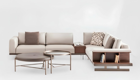 Beiges Stoffsofa Ecksofa Sofa L form Sofas Stoff Luxus MÃ¶bel Wohnzimmer