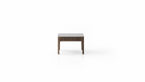 Beistelltisch Holz Braun Elegant Modern