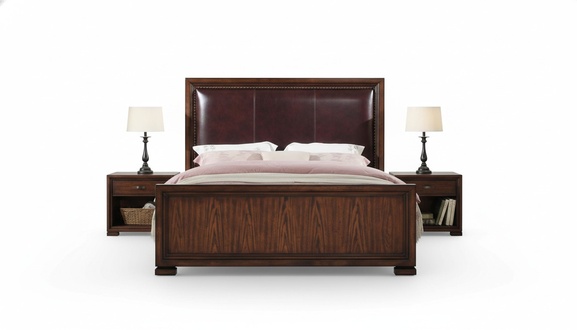 Bett 2x Nachttisch 3 tlg. Schlafzimmer Sets Designer Luxus Betten Komplettes Set