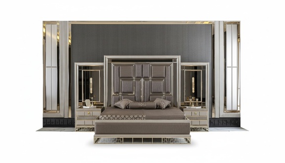 Bett Braun Elegantes Schlafzimmer Design SchÃ¶n Luxus Doppel Betten