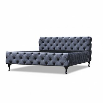 Bett Chesterfield Design Luxus Hotel Leder Betten 180x200cm Schlaf Zimmer