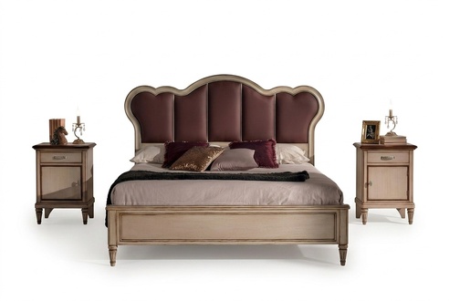 Bett Doppelbett Schlafzimmer BettmÃ¶bel Vaccari cava Giovanni