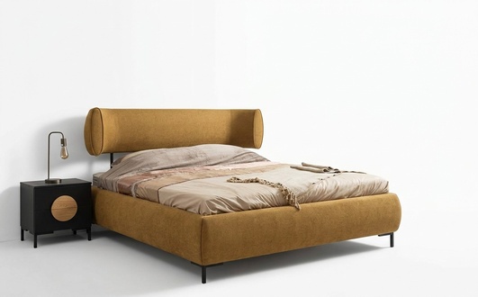 Bett Gelb SchÃ¶n Design Modern Schlafzimmer Doppel Betten Elegantes MÃ¶bel