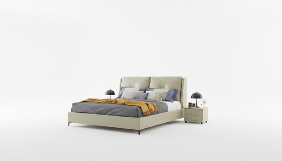 Bett Polster Design Luxus Doppel Hotel Betten Zimmer Schlaf 180x200cm
