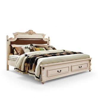 Bett Polster Design Luxus Doppel Hotel Betten Schlafzimmer Barock Holz MÃ¶bel Neu
