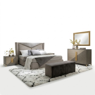 Bett Polster Design Luxus Doppel Dekor Hotel Luxus Betten Schlaf Zimmer