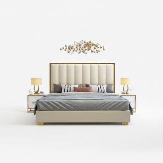 Bett Polster Design Luxus Doppel Hotel Betten 180x200cm Schlaf Zimmer