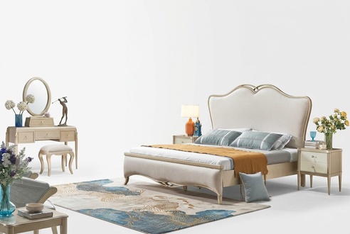 Bett Polster Design Luxus Doppel Betten WeiÃ 180x200cm Schlafzimmer