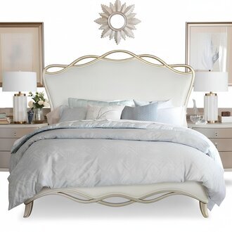 Bett Textil Polsterbett Luxus Doppel Schlafzimmer Designbett Betten Neu 180x200