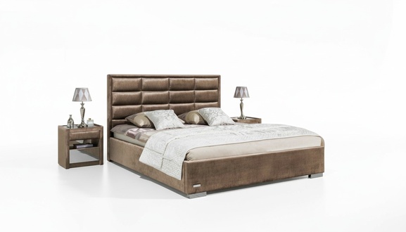 Bett Textil Schlafzimmer Design MÃ¶bel Moderne Luxus Betten Polster Gestell Neu