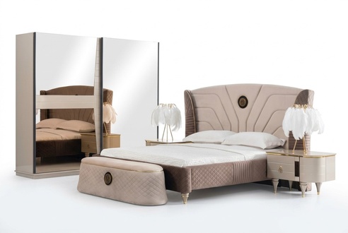 Betten Doppelbett Hotel Bettrahmen Doppel Holz MÃ¶bel Bett Polster Luxus Design