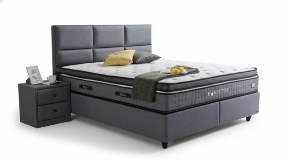 Bettgestell Stoff MÃ¶bel Luxus Modern Betten Bett Textil Schlafzimmer Design Neu