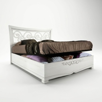 Bettgestelle Doppelbett Bett Luxus Betten Holz Bettrahmen WeiÃ Design Modern Neu