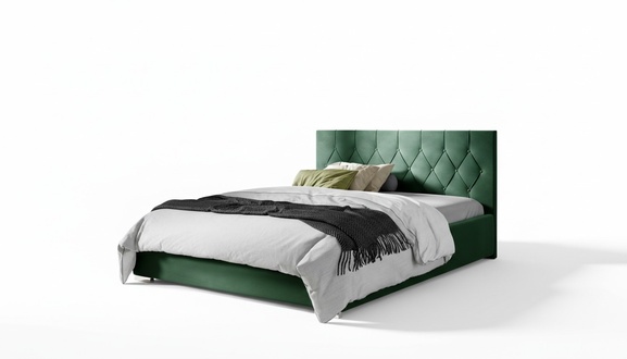 Bettrahmen Stoff Textil Design Doppel Modern Hotel Bett Schlafzimmer Betten Neu