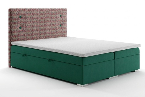 Boxspring Bett Funktion Hotel Doppel Komplett Set Topper Matratze Betten