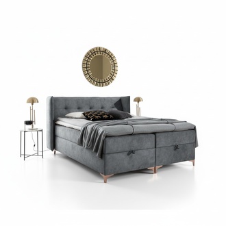 Boxspringbett 160x200cm PolstermÃ¶bel Luxus Bett Schlafzimmer Stil Modern