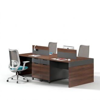 Brauner Arbeitstisch LuxuriÃ¶se BÃ¼romÃ¶bel Designer Holz MÃ¶bel Edle Tische