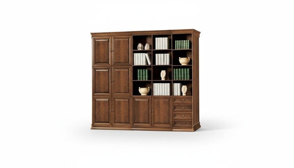 Brauner Schrank BÃ¼roschrank Deluxe HolzmÃ¶bel SchrÃ¤nke Arbeitsplatz