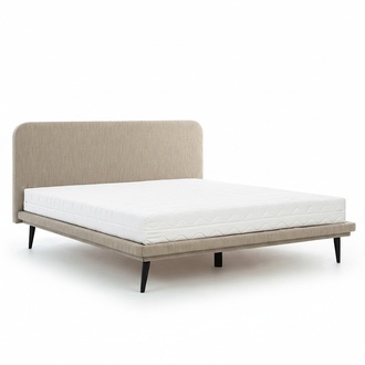 Braunes Polsterbett Schlafzimmer Betten Designer LuxuriÃ¶se Textilbetten