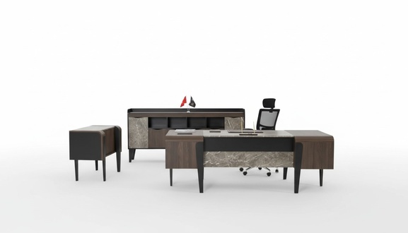 BÃ¼r MÃ¶bel Schreibtisch Tisch Marmor Imitation Tische BÃ¼ro Einrichtung