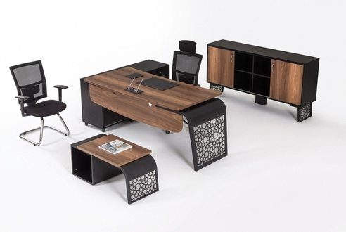 BÃ¼ro Eckschreibtisch Tische ChefmÃ¶bel Designer BÃ¼roeinrichtung Tisch