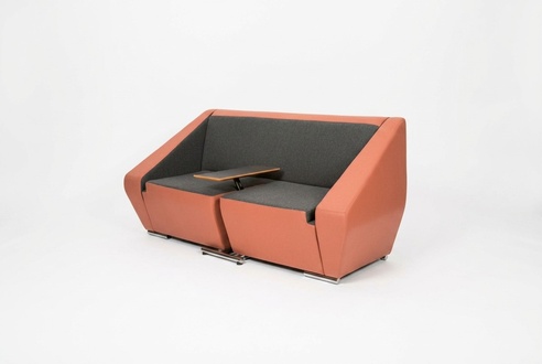 BÃ¼romÃ¶bel Zweisitzer Sofa Polstercouch Workstation Arbeitscouch Sofas